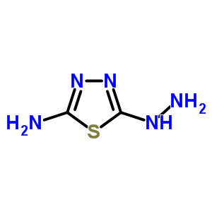 5-肼基-1,3,4-噻二唑-2-胺结构式_45534-38-1结构式