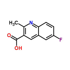 6-Fluoro-2-methyl-quinoline-3-carboxylic acid Structure,461026-47-1Structure