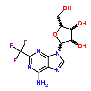 2-Trifluoromethyl-adenosine Structure,4627-40-1Structure