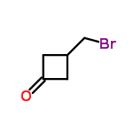 3-(Bromomethyl)cyclobutanone Structure,463961-43-5Structure