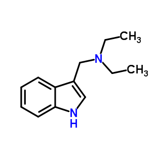 Indole, 3-((diethylamino)methyl)- Structure,46397-90-4Structure