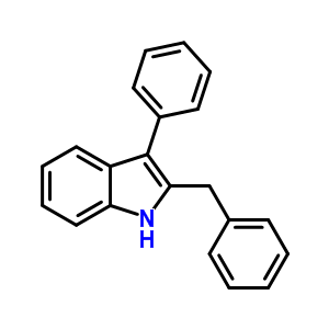 2-Benzyl-3-phenyl-1h-indole Structure,4679-91-8Structure