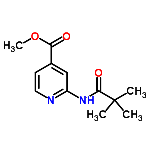 2-(2,2-Dimethyl-propionylamino)-isonicotinic acid methyl ester Structure,470463-38-8Structure