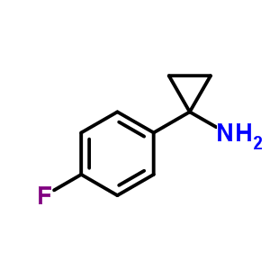 1-(4-氟苯基)-环丙胺结构式_474709-83-6结构式