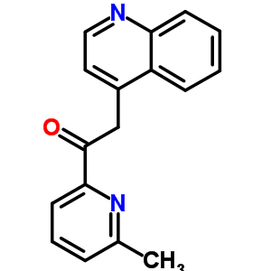 1-(6-甲基吡啶)-2-喹啉-4-乙酮结构式_476472-02-3结构式