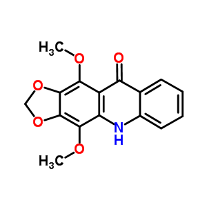 4,11-二甲氧基-1,3-二氧代[4,5-b]吖啶-10 (5h)-酮结构式_477-78-1结构式