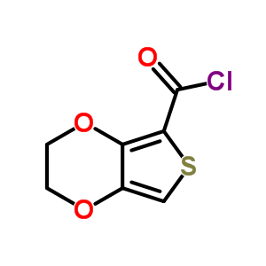 2,3-Dihydrothieno[3,4-b][1,4]dioxin-5-carbonyl chloride Structure,477587-17-0Structure