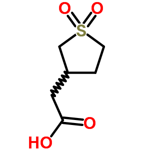 (1,1-Dioxidotetrahydrothien-3-yl)acetic acid Structure,4785-66-4Structure