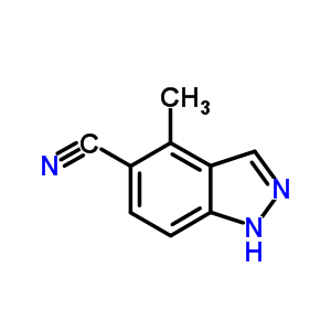 4-Methyl-1H-indazole-5-carbonitrile Structure,478837-29-5Structure