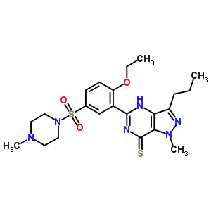 Thiosildenafil Structure,479073-79-5Structure