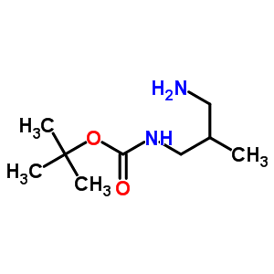 N-(3-amino-2-methylpropyl)carbamic acid tert-butyl ester Structure,480452-05-9Structure