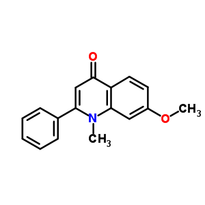 7-Methoxy-1-methyl-2-phenyl-quinolin-4-one Structure,483-51-2Structure