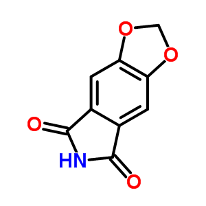 5H-1,3-dioxolo[4,5-f]isoindole-5,7(6h)-dione Structure,4846-32-6Structure