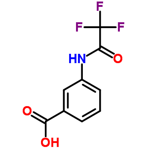 Benzoicacid, 3-[(2,2,2-trifluoroacetyl)amino]- Structure,4855-05-4Structure