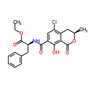 Ochratoxin C Structure,4865-85-4Structure