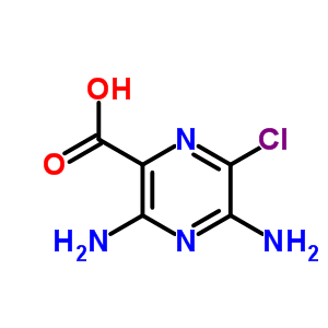 3,5-Diamino-6-chloropyrazine-2-carboxylic acid Structure,4878-36-8Structure