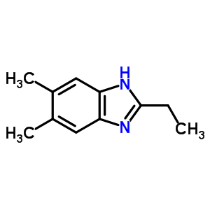 2-Ethyl-5,6-dimethyl-1h-benzoimidazole Structure,4887-89-2Structure