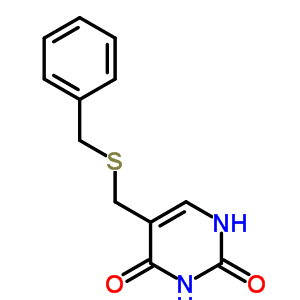 5-(Benzylsulfanylmethyl)-1h-pyrimidine-2,4-dione Structure,4897-44-3Structure