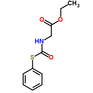 Ethyl 2-(phenylsulfanylcarbonylamino)acetate Structure,4910-26-3Structure