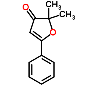 3(2H)-furanone, 2,2-dimethyl-5-phenyl- Structure,493-71-0Structure