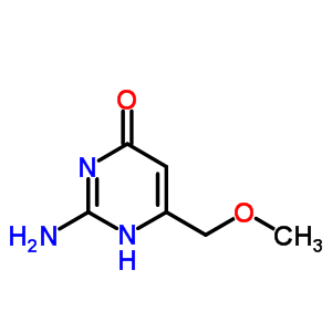 4(1H)-pyrimidinone, 2-amino-6-(methoxymethyl)-(9ci) Structure,494202-82-3Structure