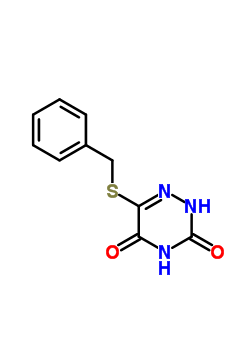 6-(Benzylthio)-as-triazine-3,5(2h,4h)-dione Structure,4956-07-4Structure