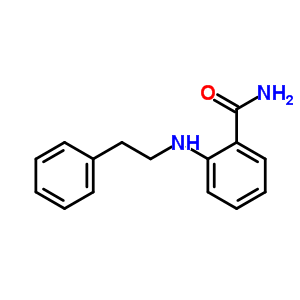 Benzamide,2-[(2-phenylethyl)amino]- Structure,49667-98-3Structure