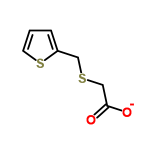 (噻吩-2-甲基)硫代]乙酸结构式_49846-99-3结构式