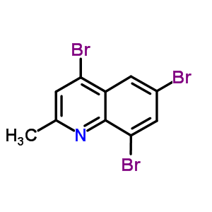 2-Methyl-4,6,8-tribromoquinoline Structure,500579-52-2Structure