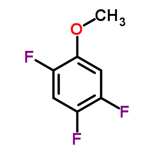 2,4,5-三氟苯甲醚结构式_5006-38-2结构式