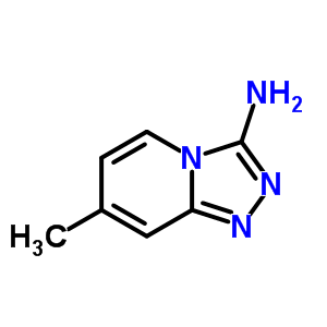 S-triazolo[4,3-a]pyridine, 3-amino-7-methyl- Structure,5006-56-4Structure