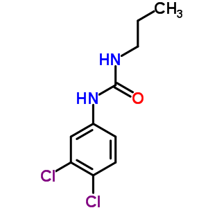 3-(3,4-Dichlorophenyl)-1-propyl-urea Structure,5006-83-7Structure