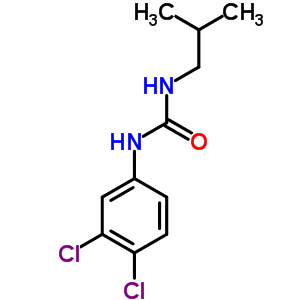 3-(3,4-Dichlorophenyl)-1-(2-methylpropyl)urea Structure,5006-90-6Structure