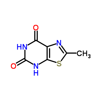 2-Methyl-4h-thiazolo[5,4-d]pyrimidine-5,7-dione Structure,5021-52-3Structure