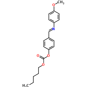 [4-[(4-Methoxyphenyl)iminomethyl ]phenyl ] pentyl carbonate Structure,50261-16-0Structure