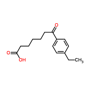 7-(4-Ethylphenyl)-7-oxoheptanoic acid Structure,502651-42-5Structure