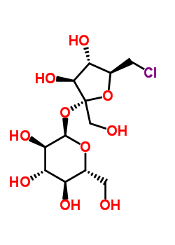 6-氯-6-脱氧-beta-D-呋喃果糖基 alpha-D-吡喃葡萄糖苷结构式_50270-99-0结构式