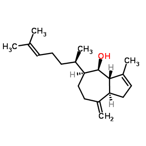 (3As)-3-methyl-5alpha-[(r)-1,5-dimethyl-4-hexenyl]-8-methylene-1,3aalpha,4,5,6,7,8,8abeta-octahydroazulene-4alpha-ol Structure,50299-47-3Structure