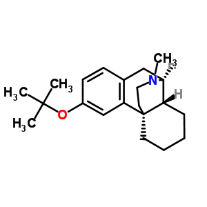 3-O-叔丁基左啡诺结构式_50299-98-4结构式