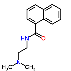 N-[2-(dimethylamino)ethyl ]naphthalene-1-carboxamide Structure,50341-62-3Structure