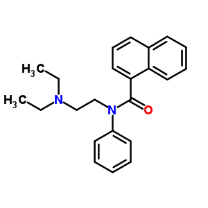 N-[2-(diethylamino)ethyl ]-n-phenyl-1-naphthalenecarboxamide Structure,50341-66-7Structure