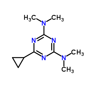 6-Cyclopropyl-n,n,n’,n’-tetramethyl-1,3,5-triazine-2,4-diamine Structure,50372-43-5Structure