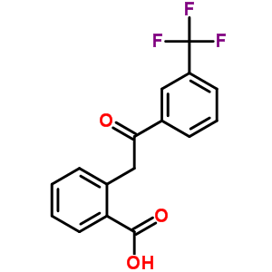 2-[3-(Trifluoromethyl)-β-oxophenethyl ]benzoic acid Structure,50439-12-8Structure