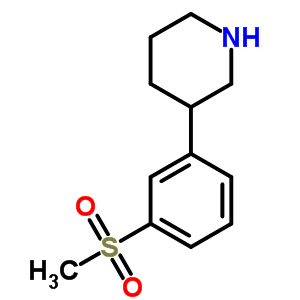 3S-(-)-3-3-(methanesulfonyl)phenylpiperidine tartaric acid salt Structure,504398-38-3Structure