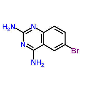 6-Bromo-quinazoline-2,4-diamine Structure,50440-75-0Structure