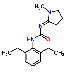 1-(2,6-Diethylphenyl)-3-(1-methylpyrrolidin-2-ylidene)urea Structure,50529-07-2Structure