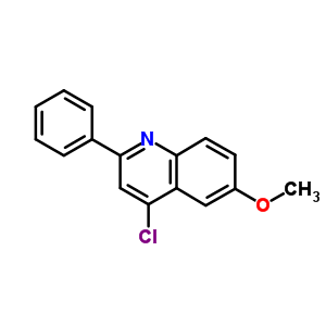 4-Chloro-6-methoxy-2-phenylquinoline Structure,50593-72-1Structure