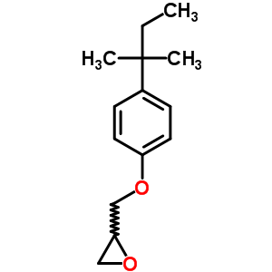 2-[[4-(2-Methylbutan-2-yl)phenoxy]methyl ]oxirane Structure,50605-34-0Structure