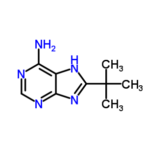 8-叔丁基腺嘌呤结构式_50609-20-6结构式