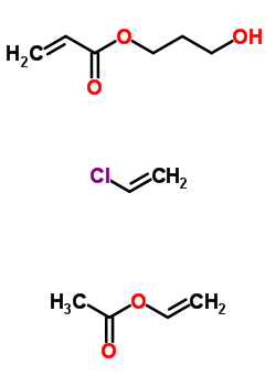 2-Propenoic acid, 3-hydroxypropyl ester, polymer with chloroethene and ethenyl acetate Structure,50660-45-2Structure